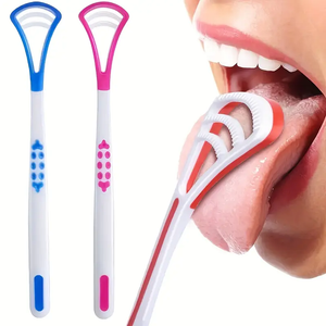 Colorful Silicone Tongue Scraper Cleaner