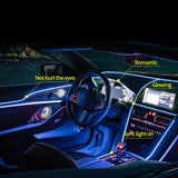 Interior Car LED Strip Lights App Control Or Remote Control ( 3.5 Feet ) 🚗✨