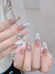 Artificial Ballerina Elegant and Stunning Nails - Pack of 12