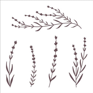 Stencils Wall Painting Pack of 5 In Different Design