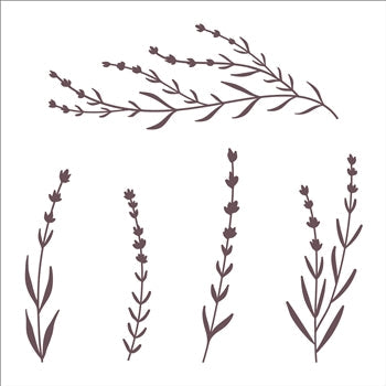 Stencils Wall Painting Pack of 5 In Different Design