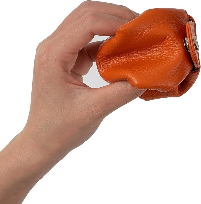 Cockatoo Genuine Leather Coin Pouch-Change Holder