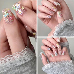Pastel Flower Nail Sticker