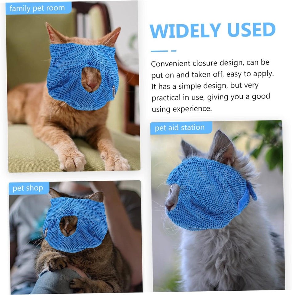 Adjustable Cat Muzzle Pack Of 2