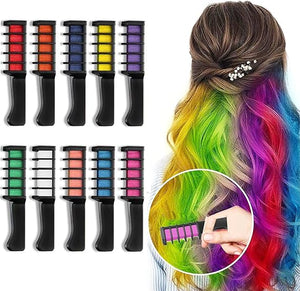 (3 Pcs) Evertone Temporary Hair Color  Multi Chalk