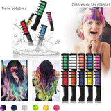 (3 Pcs) Evertone Temporary Hair Color  Multi Chalk