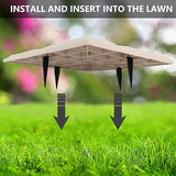 Durable Plastic Pavers for Patio- Pack of 12