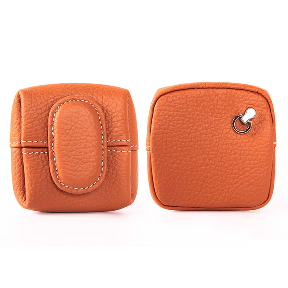 Cockatoo Genuine Leather Coin Pouch-Change Holder