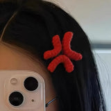Cute Angry Expression Hairpin