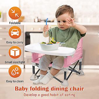 Baby Travel Booster Seat - Toddler Foldable Camping Chair