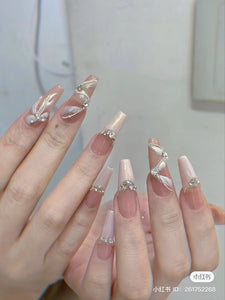 Artificial Ballerina Elegant and Stunning Nails - Pack of 12