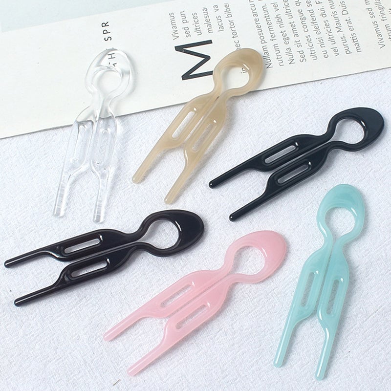 U-Shaped Hair Clip Barrettes Hairpins Woman Girls Ponytail
