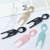 U-Shaped Hair Clip Barrettes Hairpins Woman Girls Ponytail