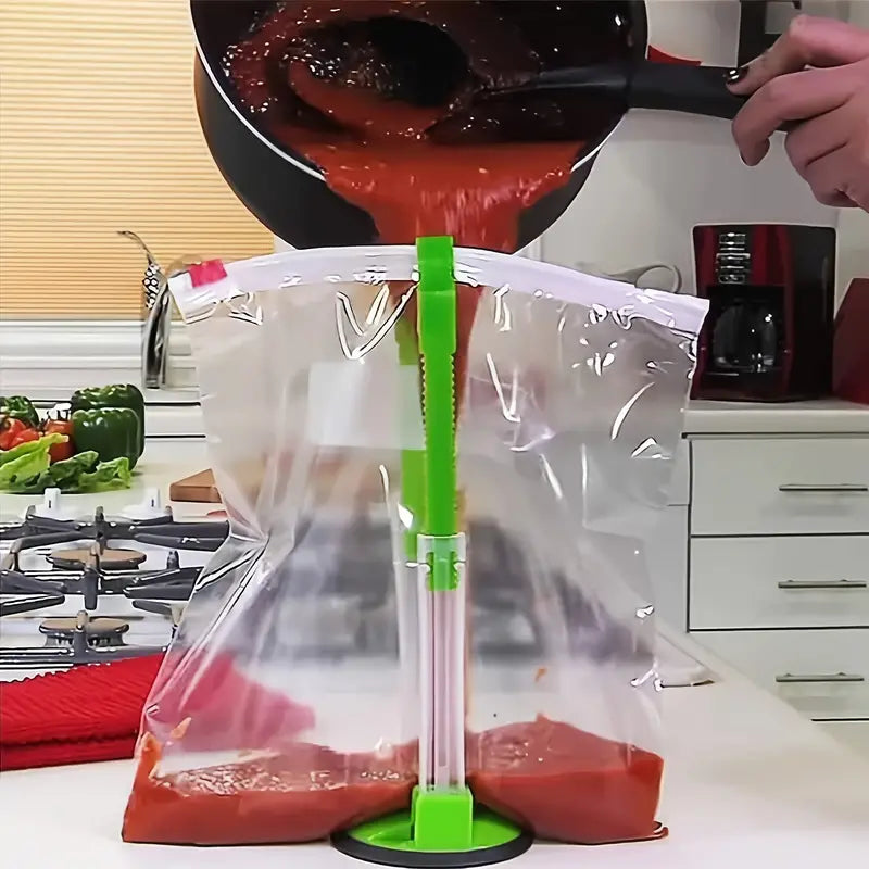 Adjustable Countertop Vertical Food Bag Holder