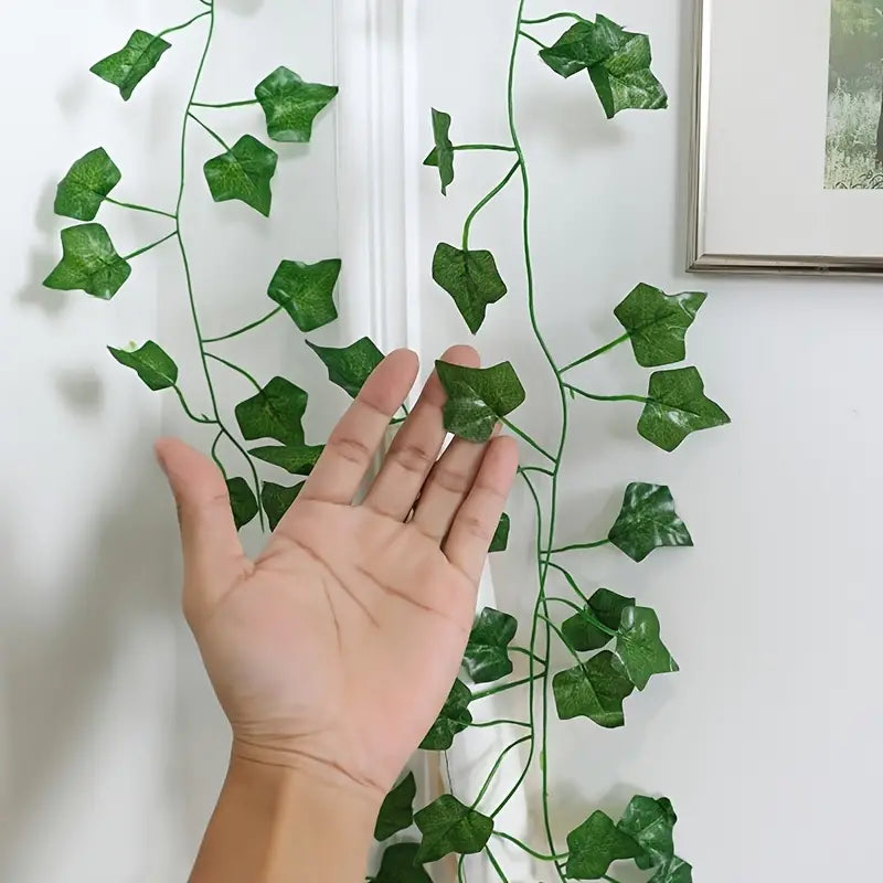 🔥LAST DAY SALE 56% OFF🔥 12 pcs Elegant Artificial Ivy Leaf Plants for Home