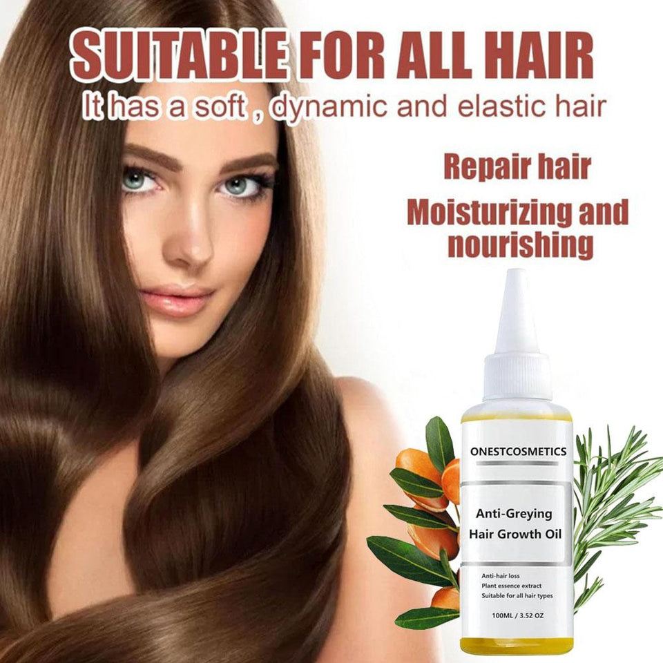 Anti-Greying Hair Growth Oil