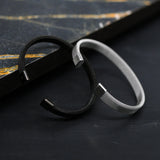 Men's Stainless Steel Mesh Cuff Bracelet