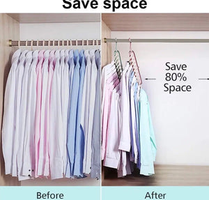 9 Holes Multifunction Clothes Hanger pack of 2