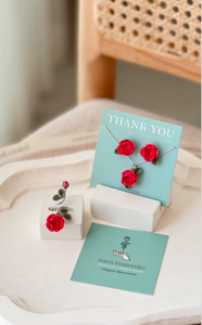 Red Rose Jewellery Set