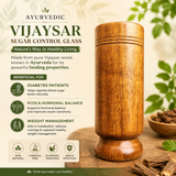 Ayurvedic Vijaysar Wood Sugar Control Glass