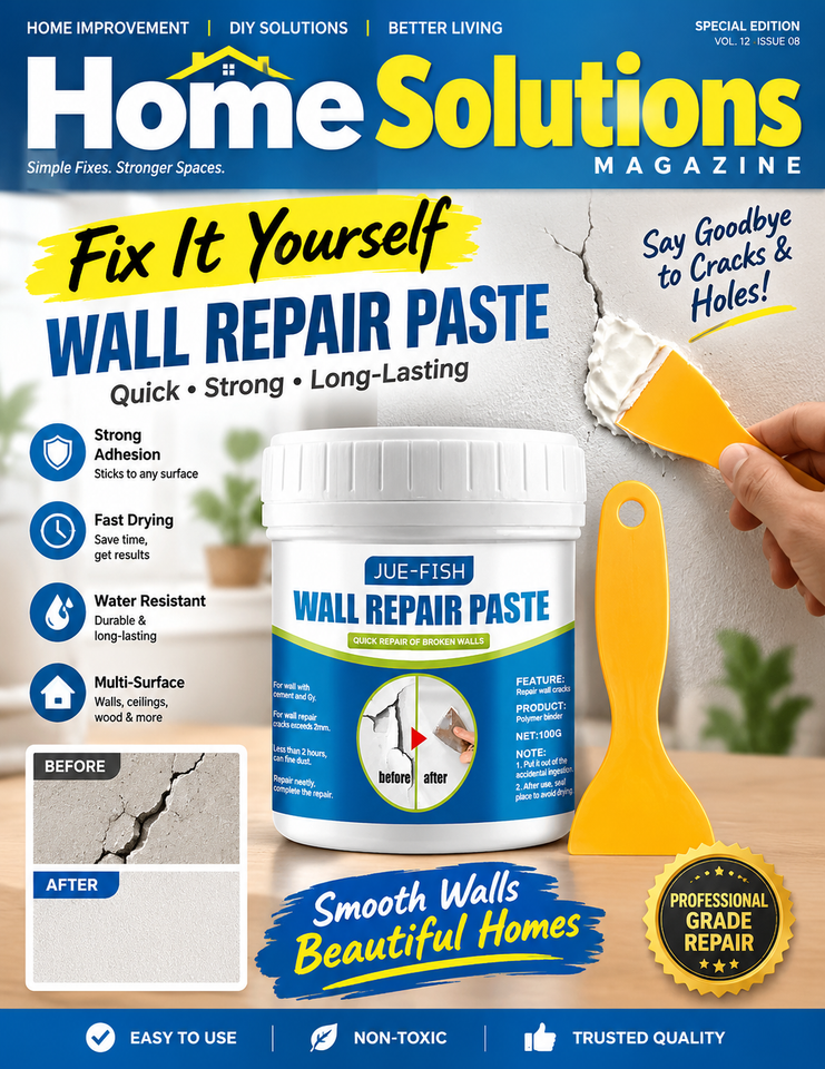 Instant Wall Repair Paste – Say Goodbye to Cracks & Holes