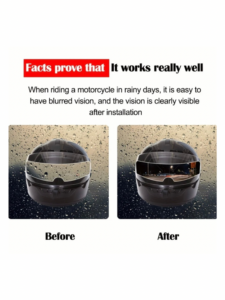 Anti Fog Helmet Visor Film