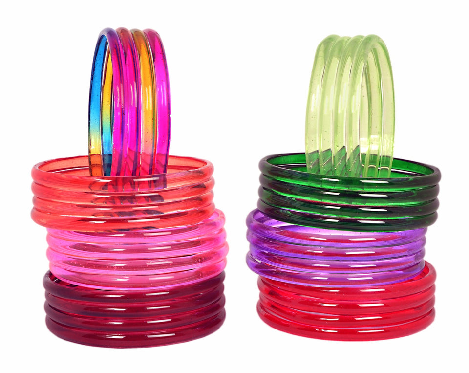 Trendy Glossy Jelly Bangles