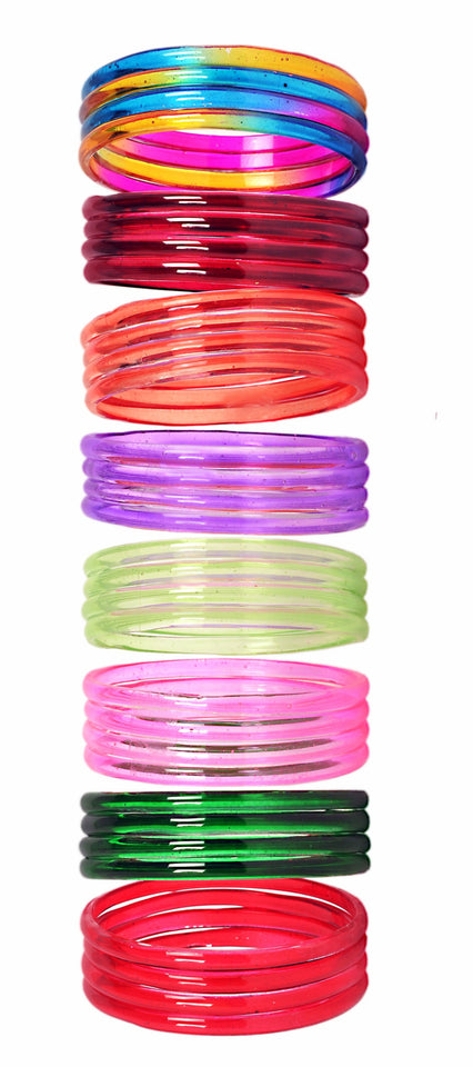 Trendy Glossy Jelly Bangles