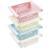 Adjustable Fridge Storage Basket Food Organizer- Pack of 2