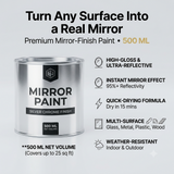 Silver Looking Mirror Paint ( China import )