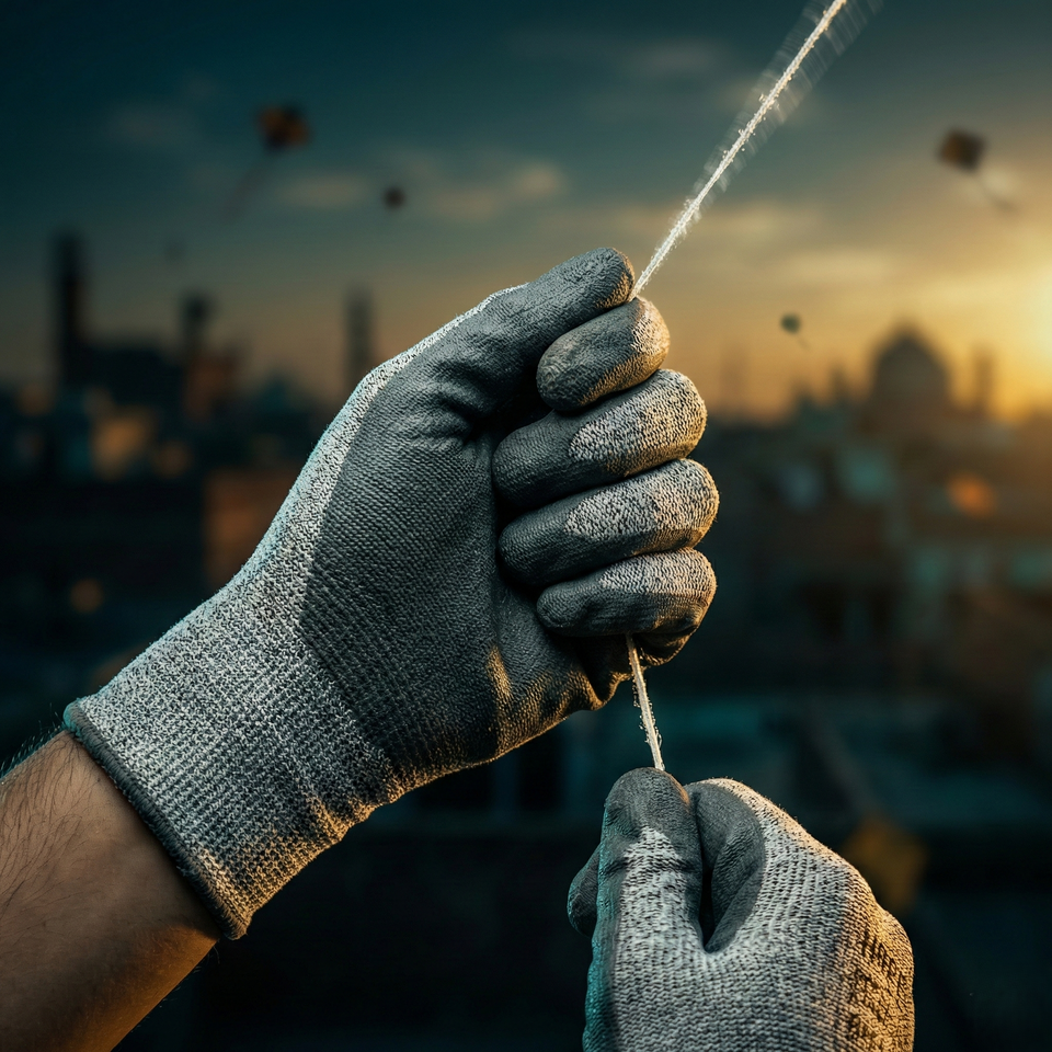 Anti-Cut Safety Gloves for Basant ( Shauq Pura, Haath Mehfooz )