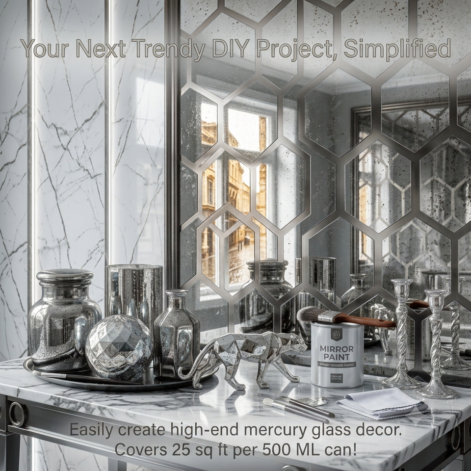 Silver Looking Mirror Paint ( China import )