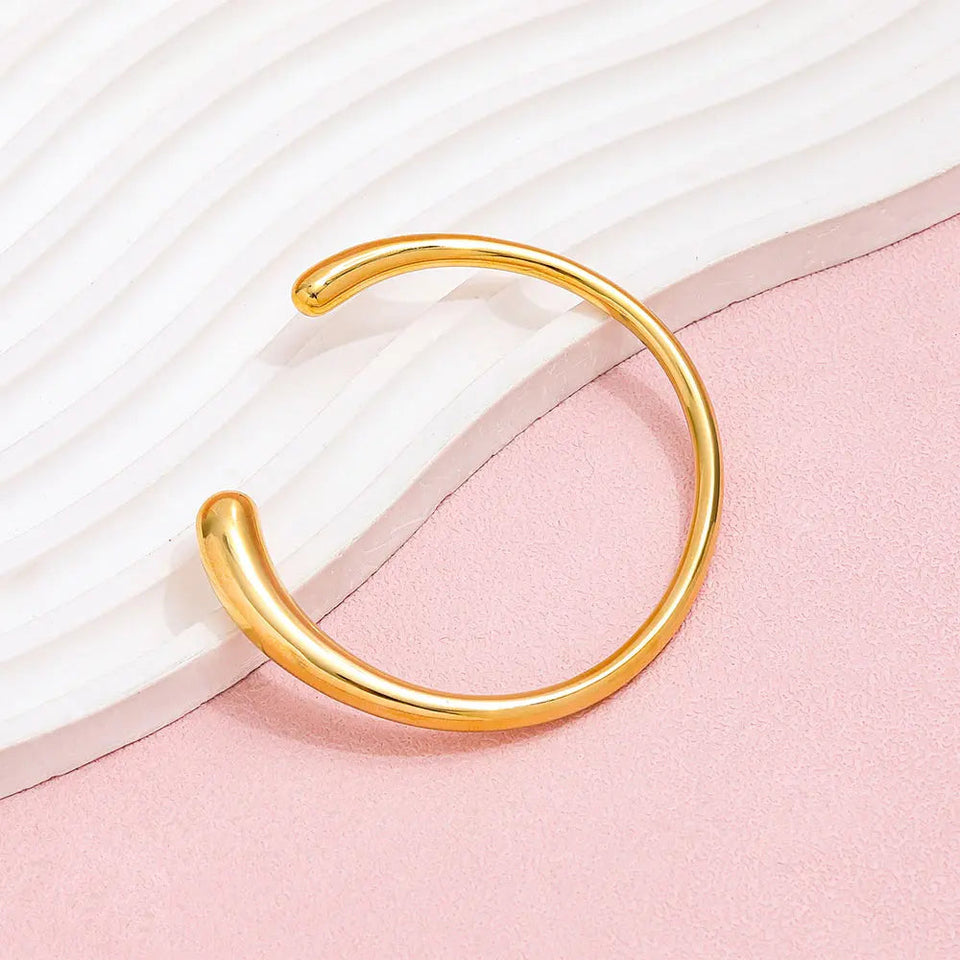 Golden Cuff Bobbie Bangles