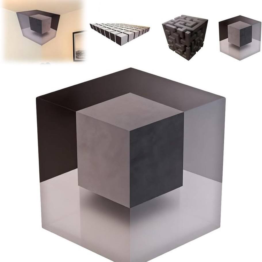 Cube Corner Wall Decor Sticker