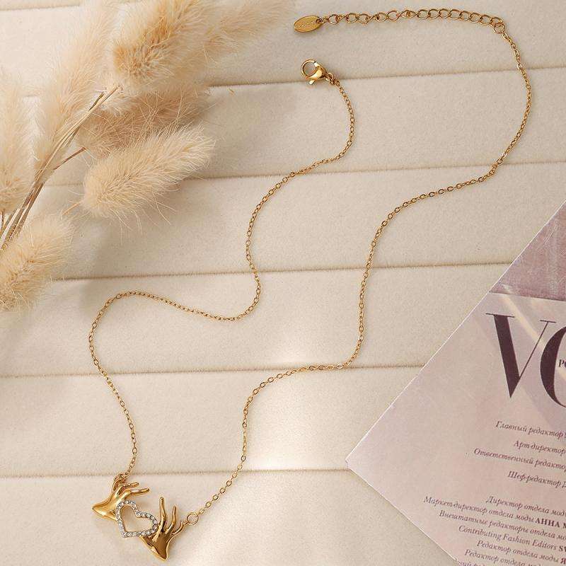 Hand Love Heart Necklaces