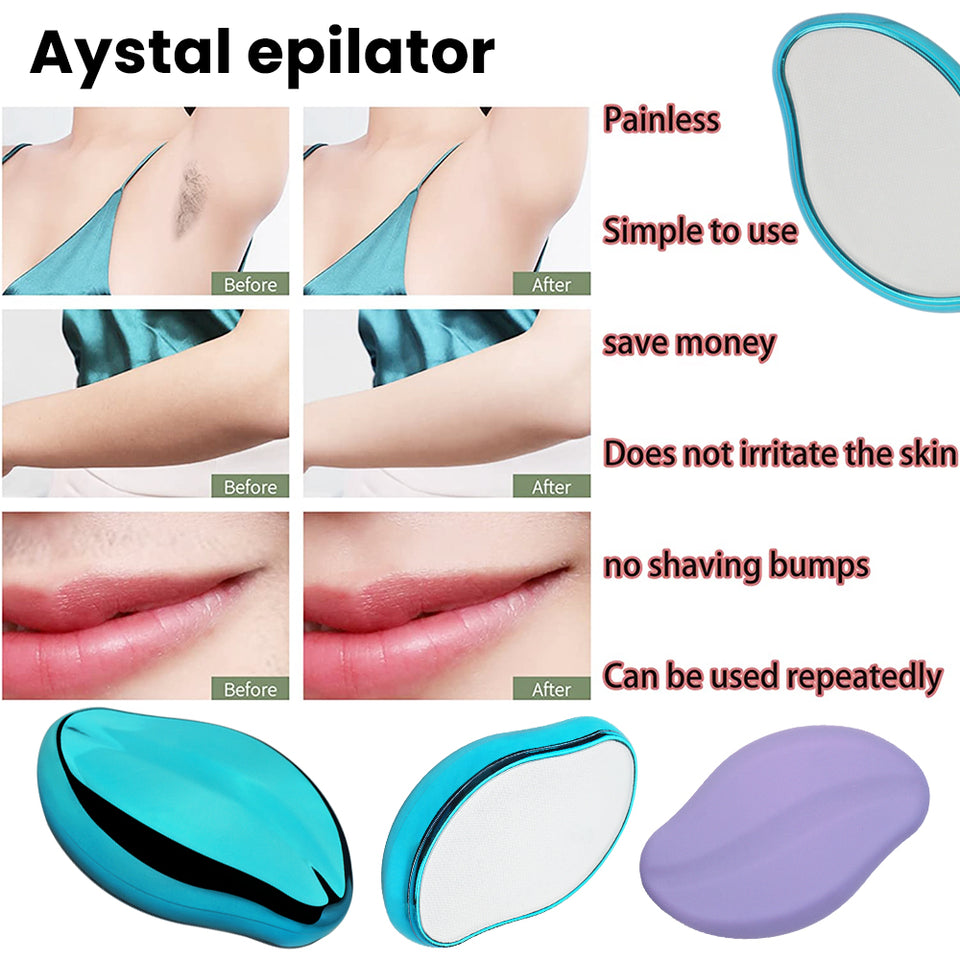 Eraser peeling and hair removal without pain