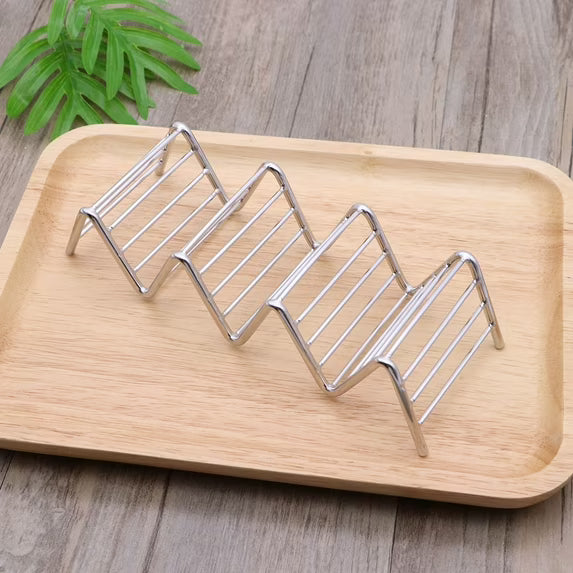 Stainless Steel Taco Rack Stand Holder