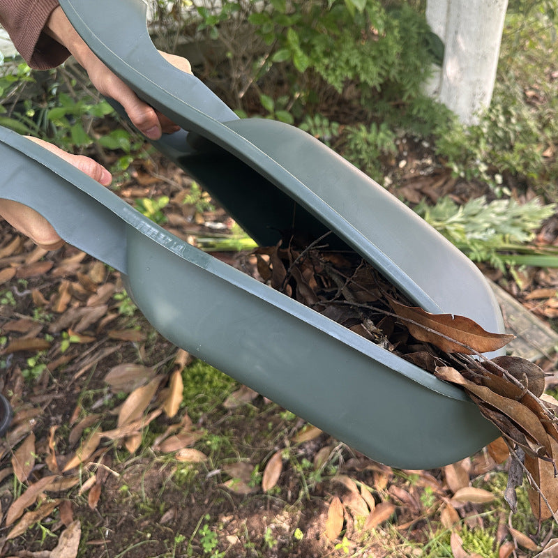 “Heavy-Duty Garden Leaf Grabber Tool”