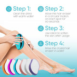 Eraser peeling and hair removal without pain