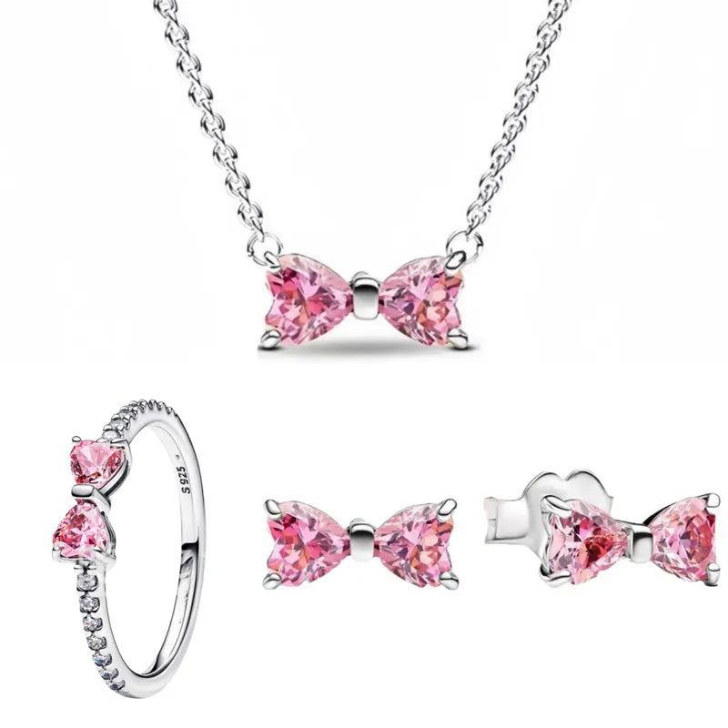 Stainless Steel Sparkling Bow Gift Set
