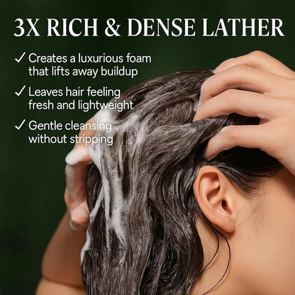 Nature Triangle Shampoo Bar | Plant-Based Herbal Hair Growth Soap