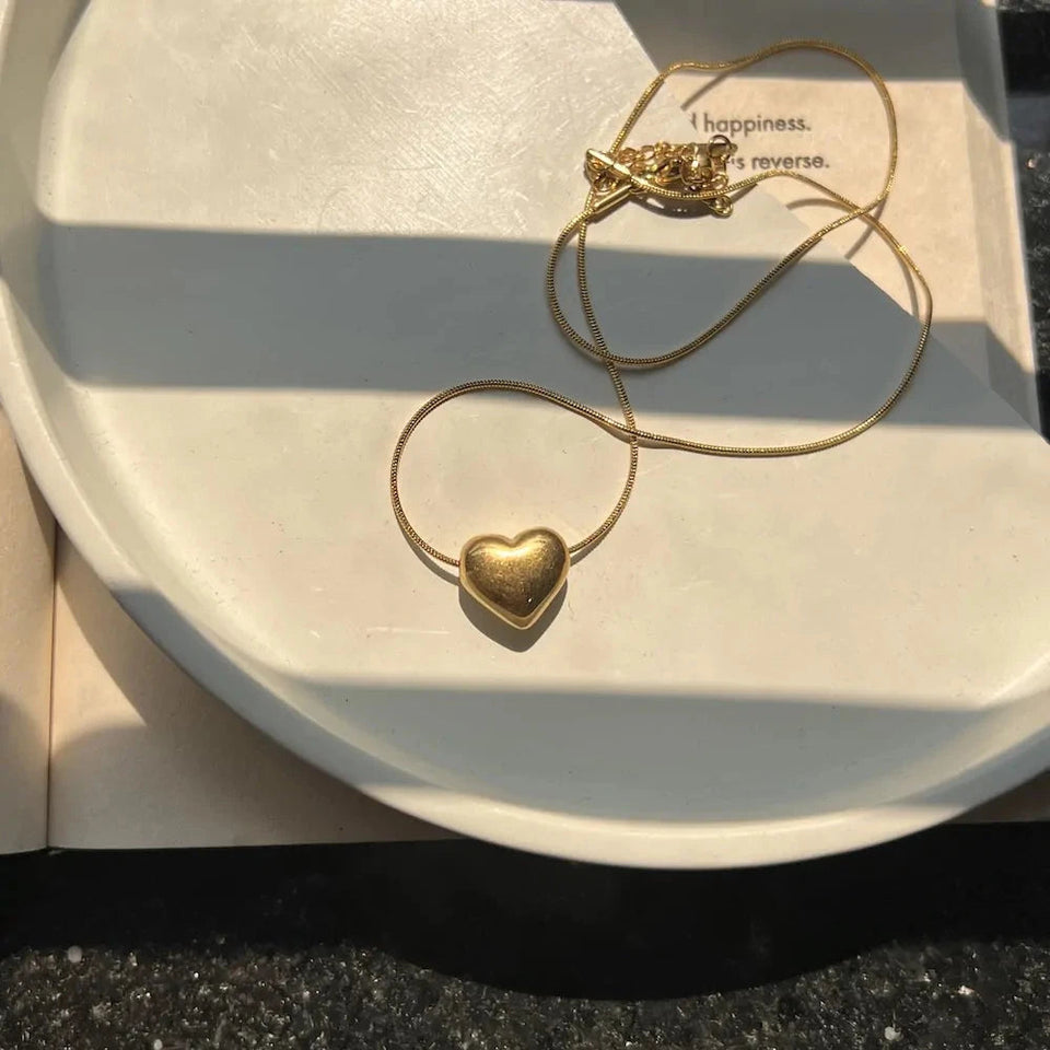 Stainless Steel Heart Necklace