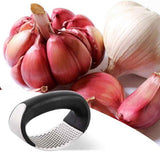 Stainless Steel Garlic Press & Crusher