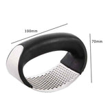 Stainless Steel Garlic Press & Crusher