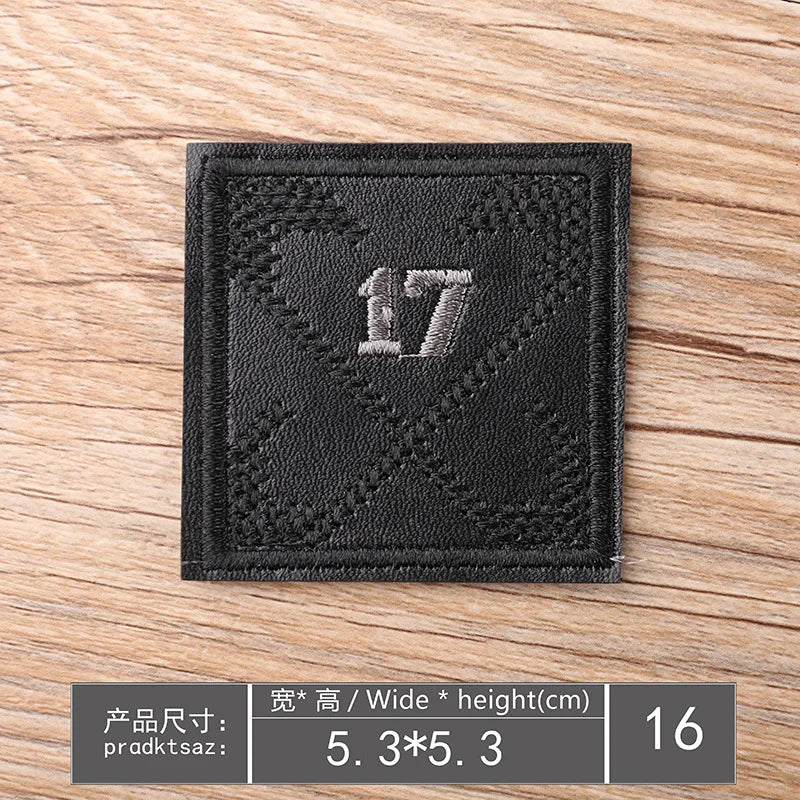 Iron-On Embroidered Patch Set -Pack of 10