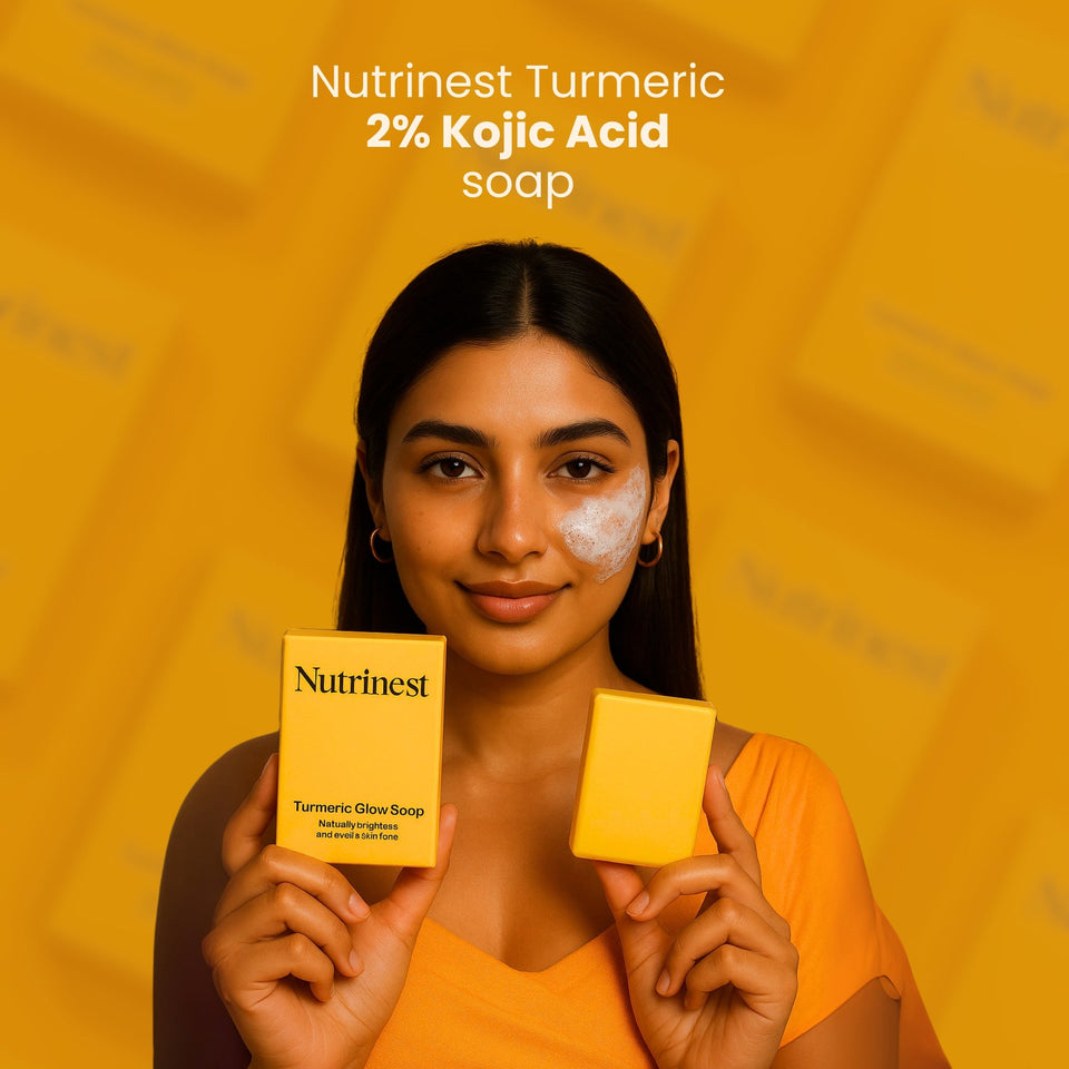Turmeric & kojic acid brightening soap