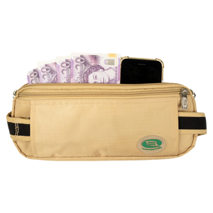 Anti-Theft Waist Bag And Ihram Belt | Beige