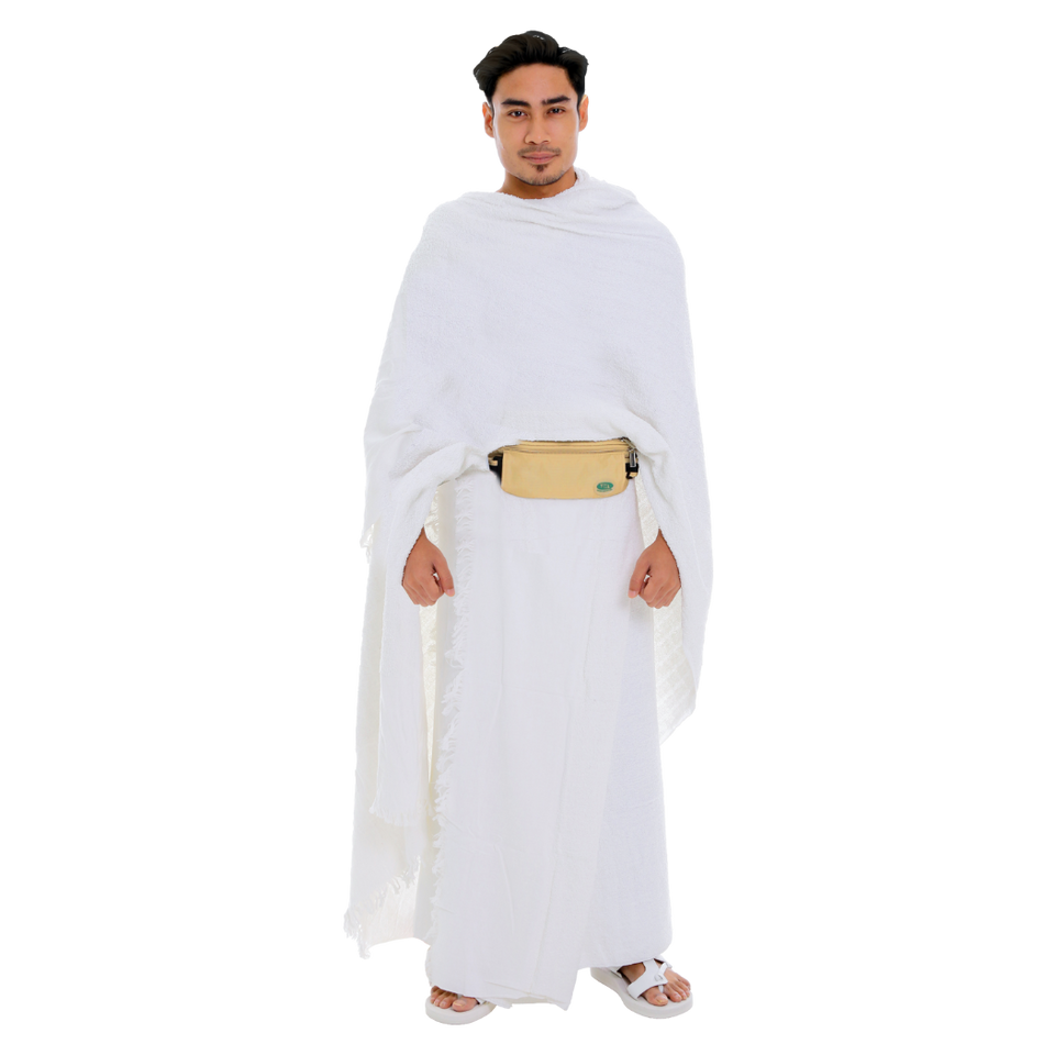 Anti-Theft Waist Bag And Ihram Belt | Beige