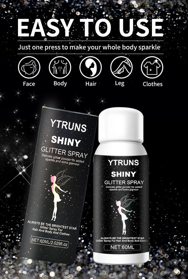 Glitter Spray for Hair and Body