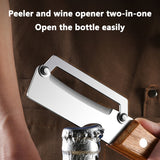 Premium Stainless Steel Multi-Functional Handheld Peeler (Pack of 2 )